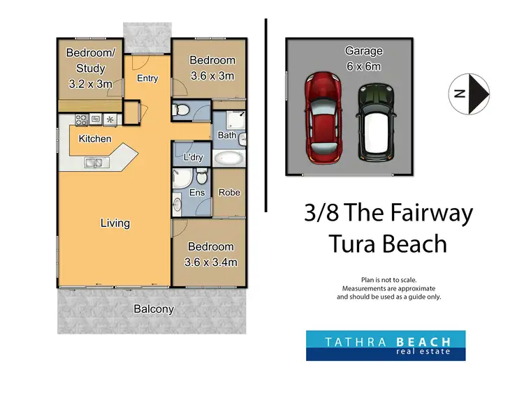 Floorplan of Homely house listing, 3/8 The Fairway, Tura Beach NSW 2548