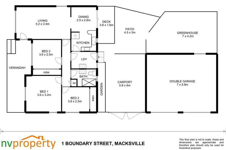Floorplan of Homely house listing, 1 Boundary Street, Macksville NSW 2447