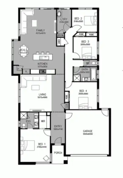 Floorplan of Homely other listing, Address available on request