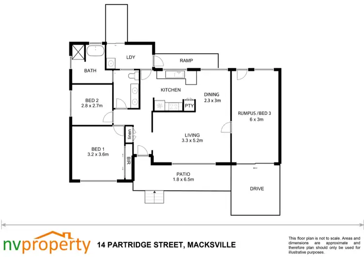 Floorplan of Homely house listing, 14 Partridge  Street, Macksville NSW 2447