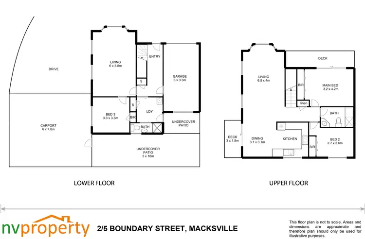 Floorplan of Homely townhouse listing, 2/5 Boundary Street, Macksville NSW 2447