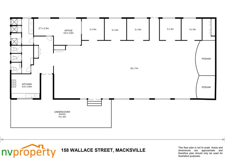 Floorplan of Homely house listing, 158 Wallace Street, Macksville NSW 2447
