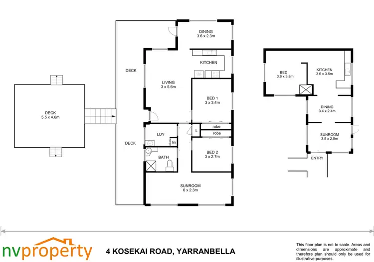 Floorplan of Homely rural property listing, 4 Kosekai Road, Yarranbella NSW 2447