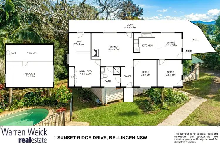Floorplan of Homely house listing, 1 Sunset Ridge Drive, Bellingen NSW 2454