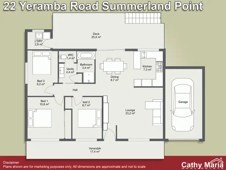 Floorplan of Homely house listing, 22 Yeramba Road, Summerland Point NSW 2259