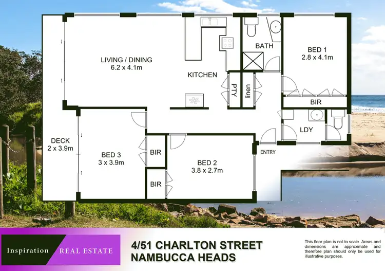Floorplan of Homely unit listing, 4/51 Charlton Street, Nambucca Heads NSW 2448