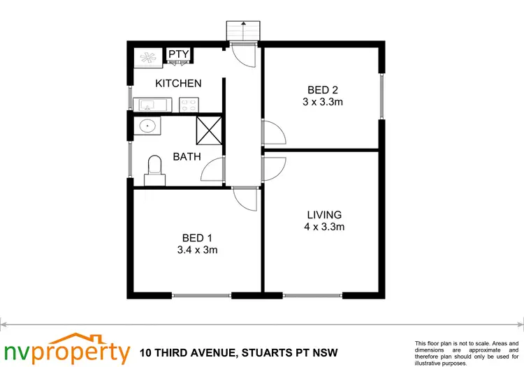 Floorplan of Homely house listing, 10 Third Avenue, Stuarts Point NSW 2441
