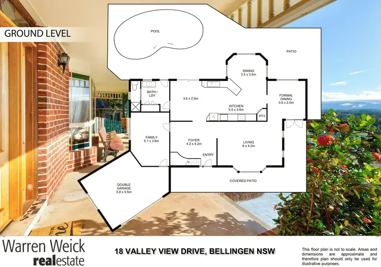 Floorplan of Homely house listing, 18 Valley View Drive, Bellingen NSW 2454