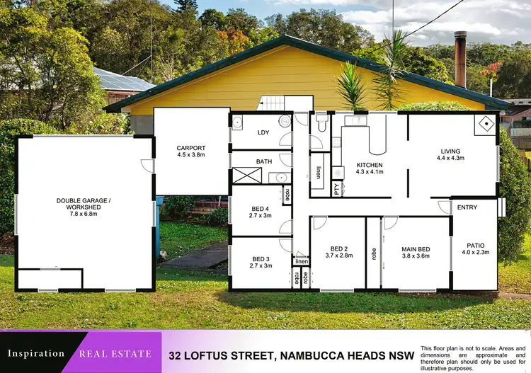 Floorplan of Homely house listing, 32 Loftus Street, Nambucca Heads NSW 2448