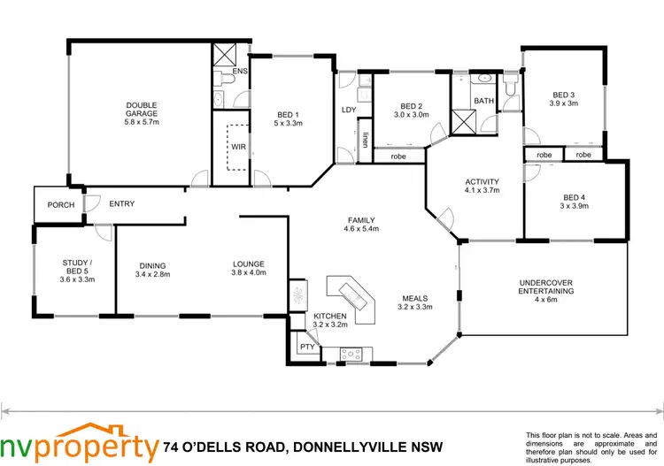 Floorplan of Homely house listing, 74 Odells Road, Warrell Creek NSW 2447