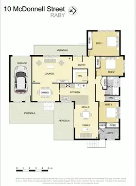 Floorplan of Homely house listing, 10 McDonnell Street, Raby NSW 2566