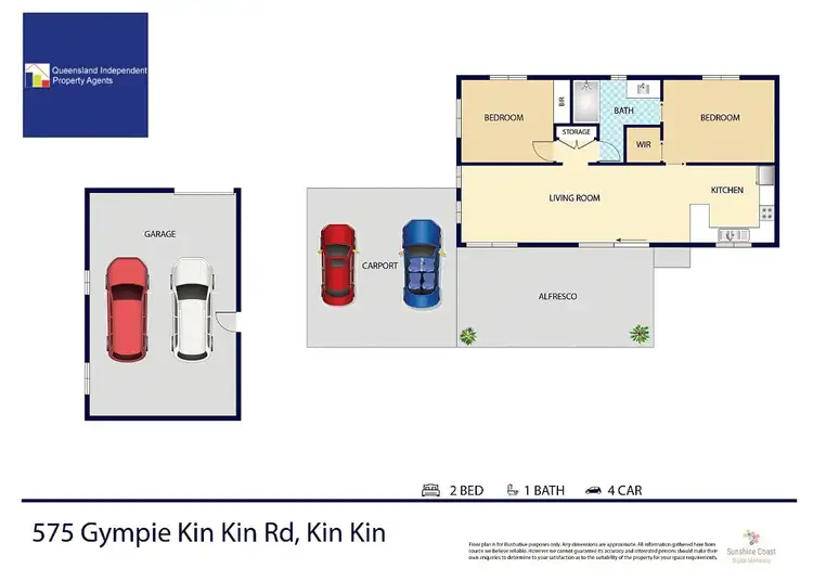 Floorplan of Homely house listing, 575 Gympie Kin Kin Road, Kin Kin QLD 4571