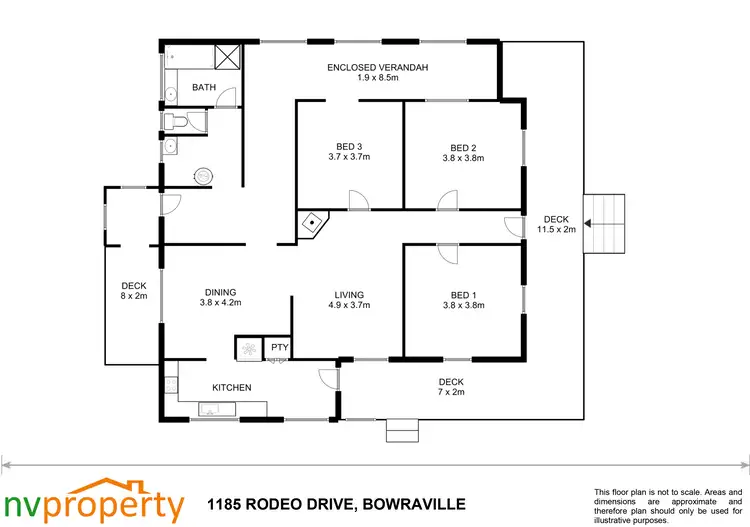 Floorplan of Homely other listing, 1185 Rodeo Drive, Bowraville NSW 2449