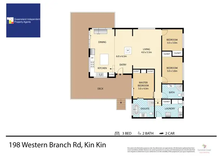 Floorplan of Homely house listing, 196 Western Branch  Road, Kin Kin QLD 4571