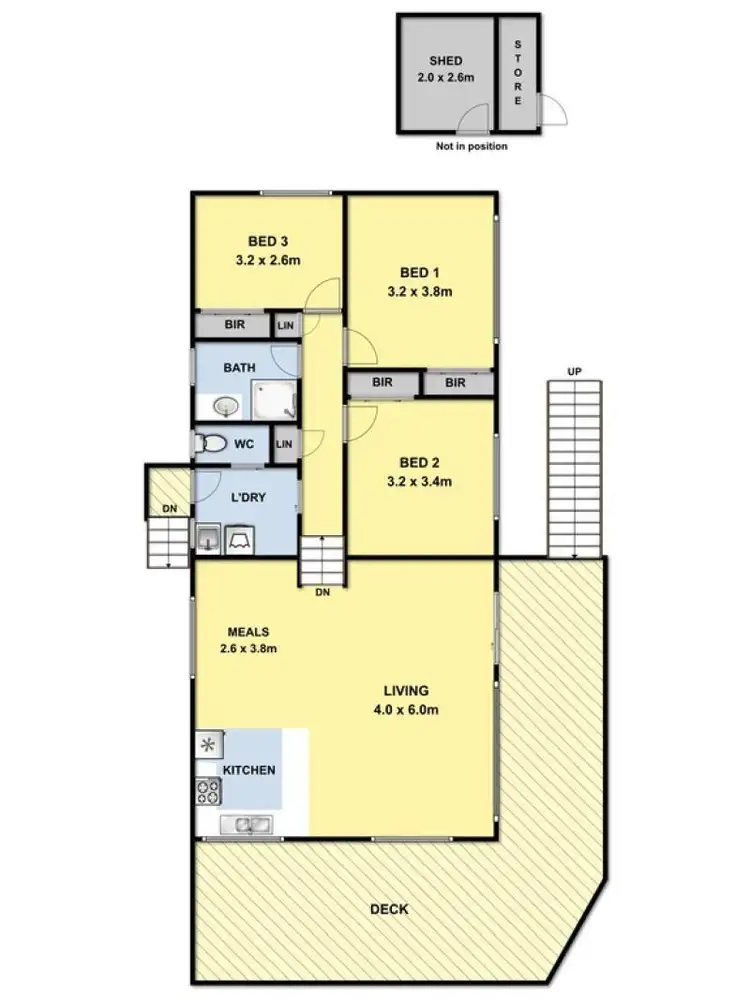 Floorplan of Homely house listing, 71 FIFTH Avenue, Anglesea VIC 3230