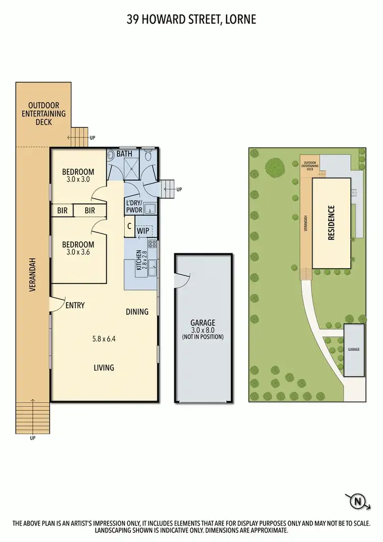 Floorplan of Homely house listing, 39 Howard Street, Lorne VIC 3232
