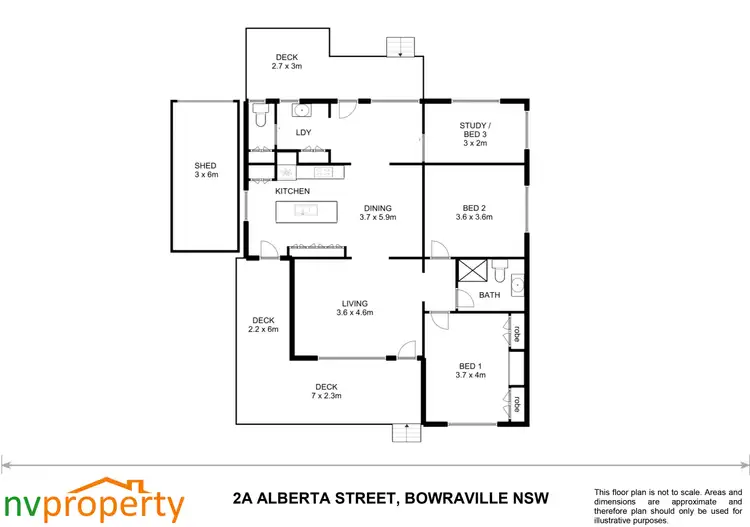 Floorplan of Homely house listing, 2A Alberta Street, Bowraville NSW 2449