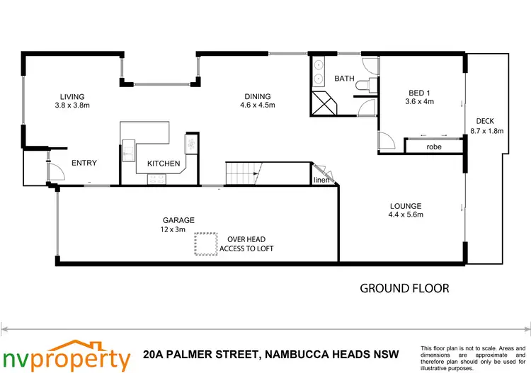 Floorplan of Homely house listing, 20A Palmer Street, Nambucca Heads NSW 2448