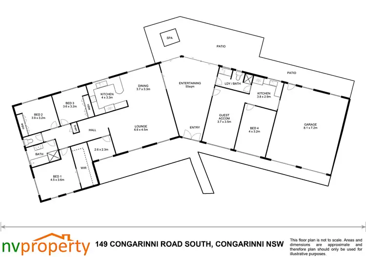 Floorplan of Homely rural property listing, 149 Congarinni Road South, Congarinni NSW 2447