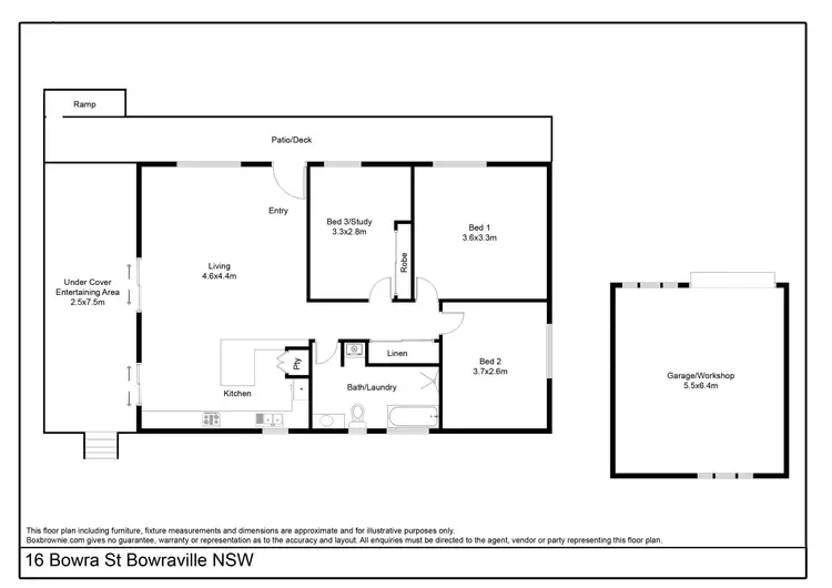 Floorplan of Homely house listing, 16 Bowra Street, Bowraville NSW 2449