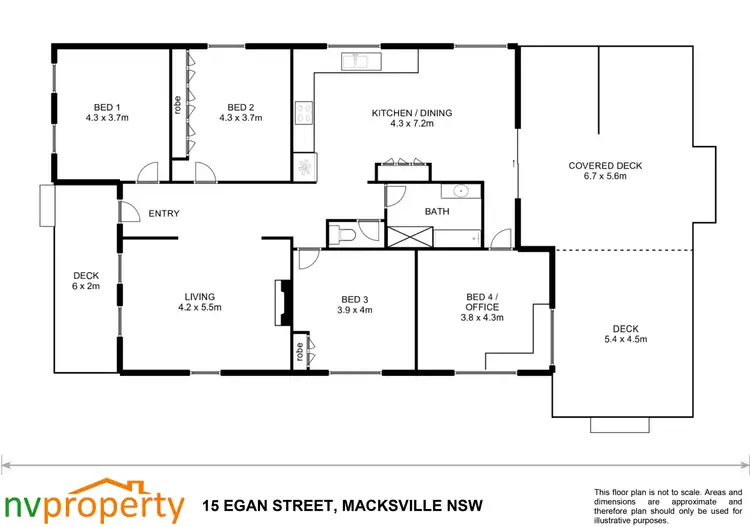 Floorplan of Homely house listing, 15 Egan Street, Macksville NSW 2447