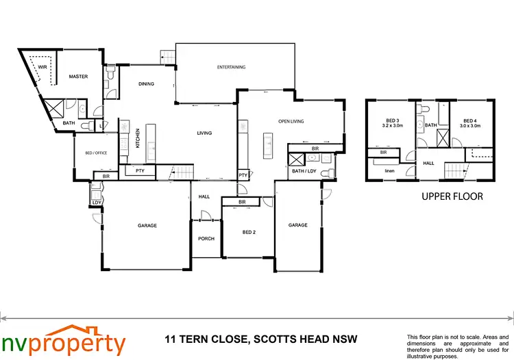 Floorplan of Homely house listing, 11 Tern  Close, Scotts Head NSW 2447