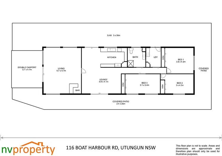 Floorplan of Homely rural property listing, 116 Boat Harbour Road, Utungun NSW 2447