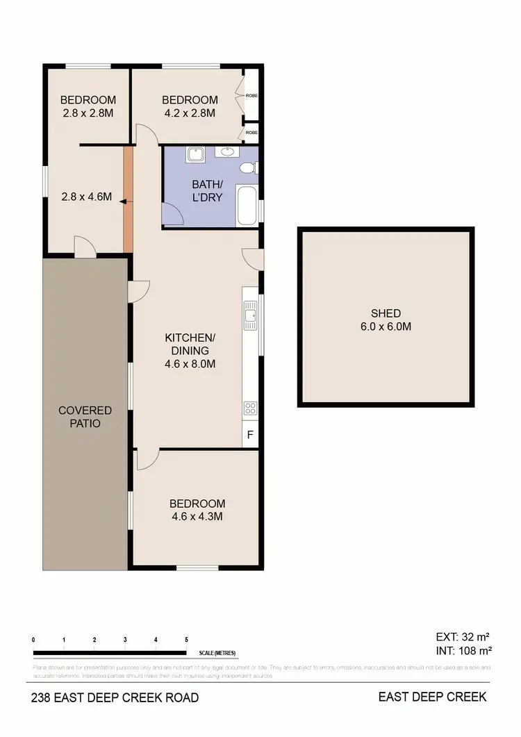 Floorplan of Homely house listing, 238 East Deep Creek Road, East Deep Creek QLD 4570
