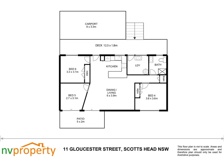Floorplan of Homely house listing, 11 Gloucester  Street, Scotts Head NSW 2447