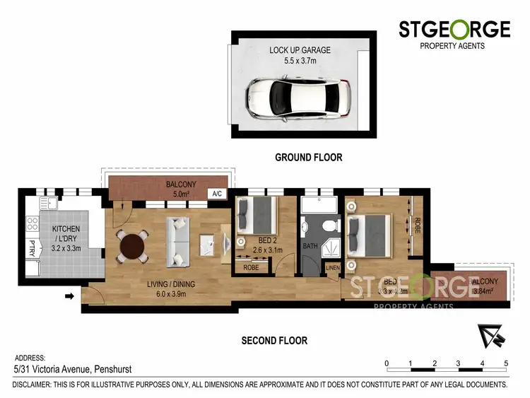 Floorplan of Homely apartment listing, 5/31 Victoria Avenue, Penshurst NSW 2222