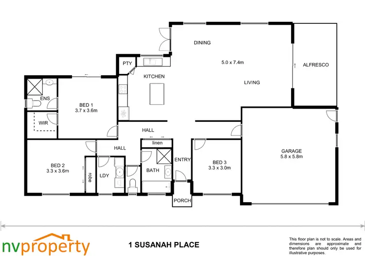 Floorplan of Homely house listing, 1 Susanah Place, Macksville NSW 2447