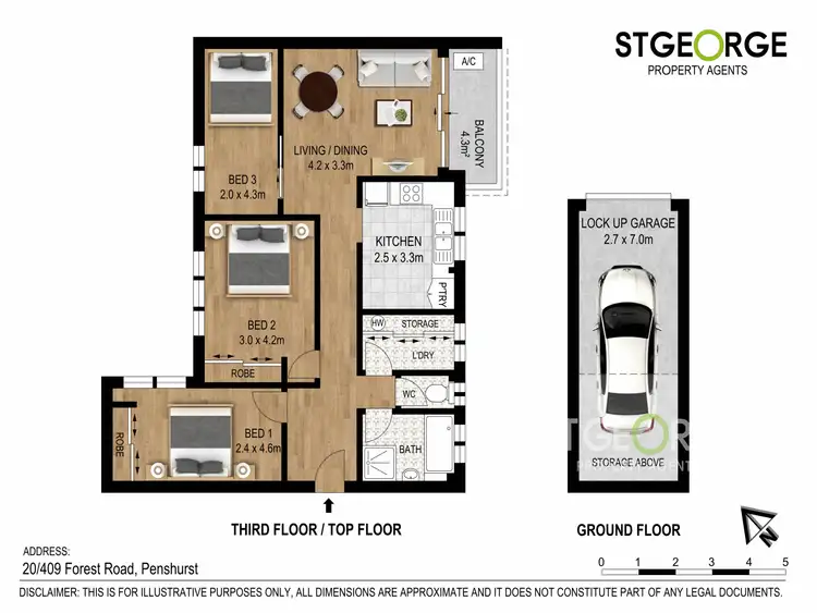 Floorplan of Homely apartment listing, 20/409 Forest  Road, Penshurst NSW 2222