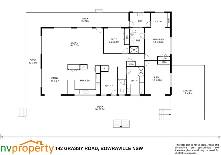 Floorplan of Homely rural property listing, 142 Grassy Road, Bowraville NSW 2449