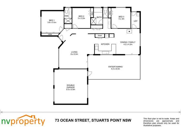 Floorplan of Homely house listing, 73 Ocean Avenue, Stuarts Point NSW 2441