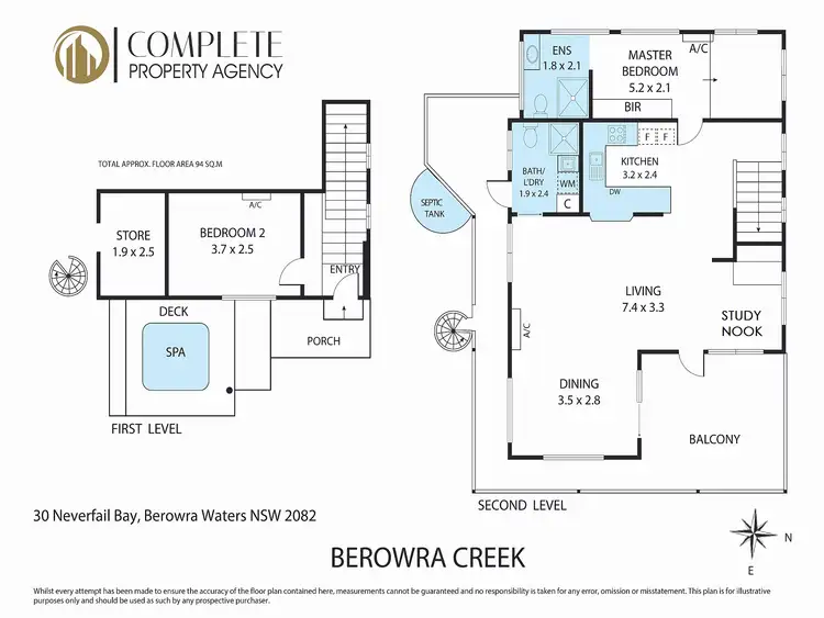 Floorplan of Homely house listing, 30 Neverfail Bay, Berowra Waters NSW 2082