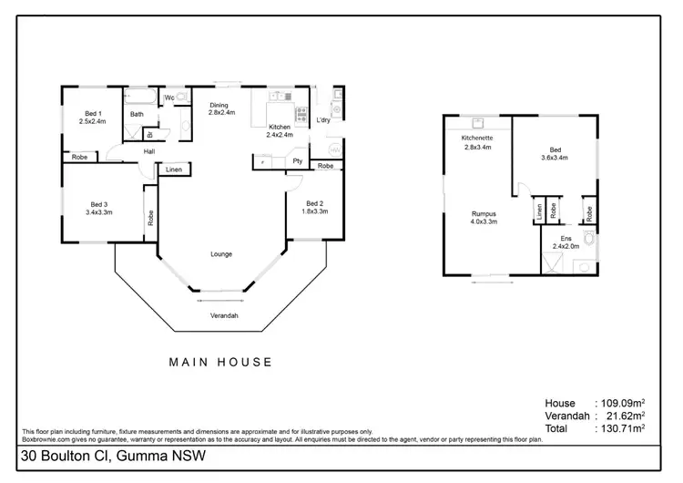 Floorplan of Homely house listing, 30 Boulton Close, Gumma NSW 2447