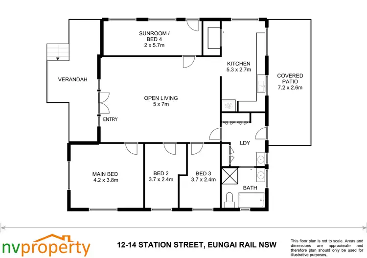 Floorplan of Homely house listing, 12-14 Station Street, Eungai Rail NSW 2441