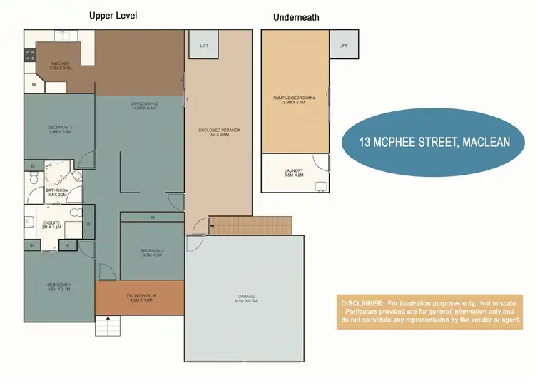 Floorplan of Homely house listing, 13 McPhee Street, Maclean NSW 2463