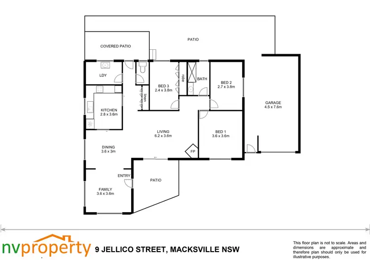 Floorplan of Homely house listing, 9 Jellico Street, Macksville NSW 2447