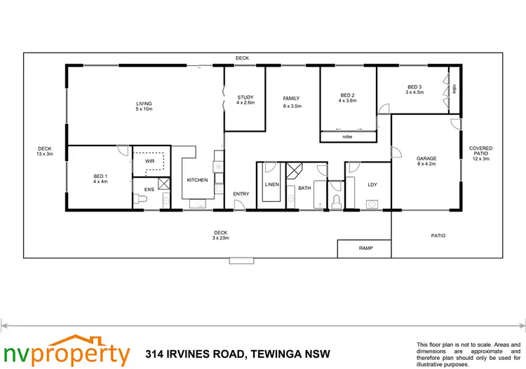 Floorplan of Homely rural property listing, 314 Irvines Road, Tewinga NSW 2449