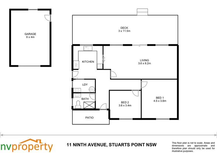 Floorplan of Homely house listing, 11 Ninth Avenue, Stuarts Point NSW 2441