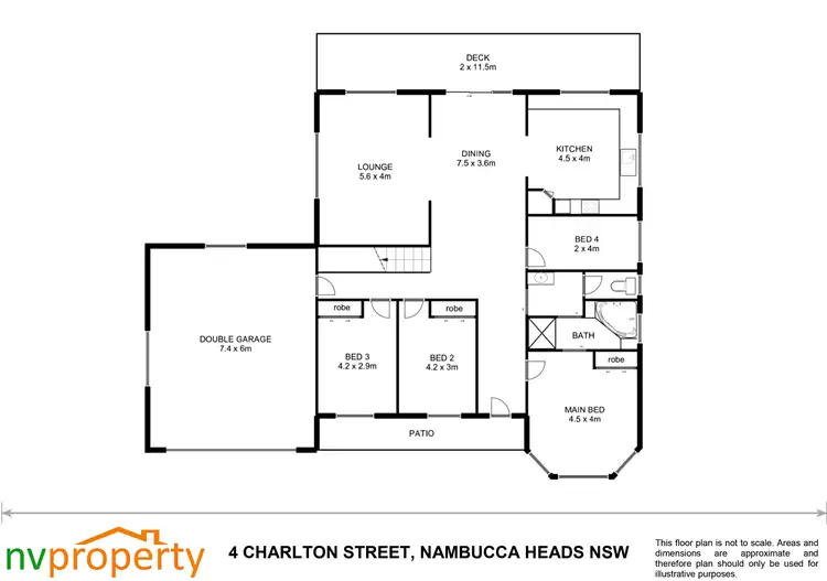 Floorplan of Homely house listing, 4 Charlton Street, Nambucca Heads NSW 2448
