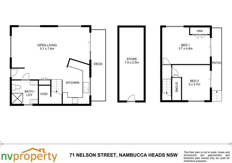 Floorplan of Homely house listing, 71 Nelson Street, Nambucca Heads NSW 2448