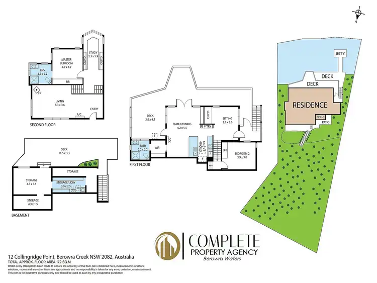 Floorplan of Homely house listing, 12 Collingridge Point, Berowra Waters NSW 2082