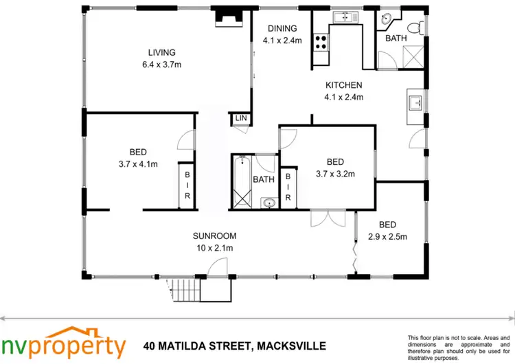 Floorplan of Homely house listing, 40 Matilda Street, Macksville NSW 2447