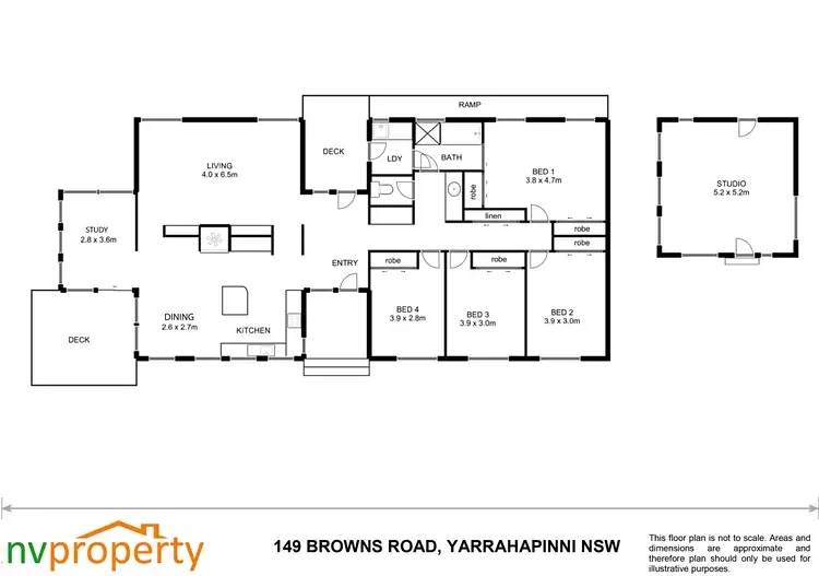 Floorplan of Homely rural property listing, 149 Browns Road, Yarrahapinni NSW 2441