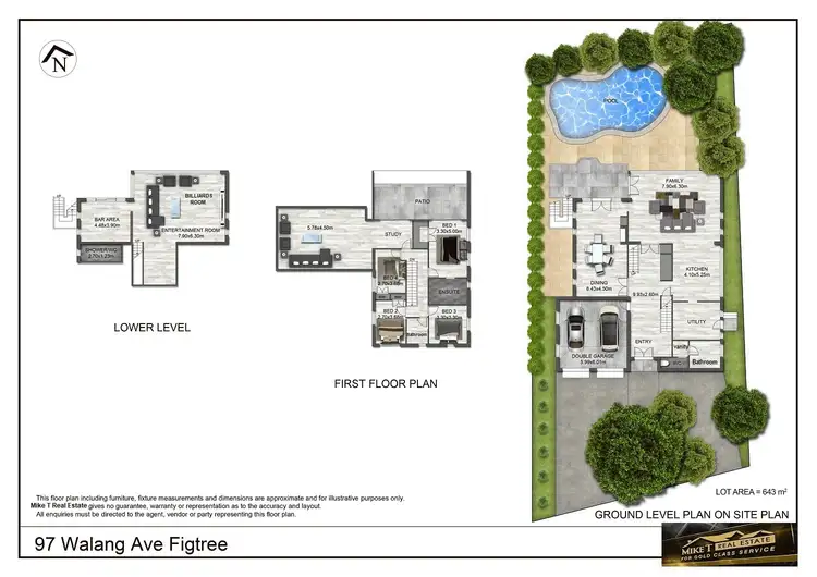 Floorplan of Homely house listing, 97 Walang Avenue, Figtree NSW 2525