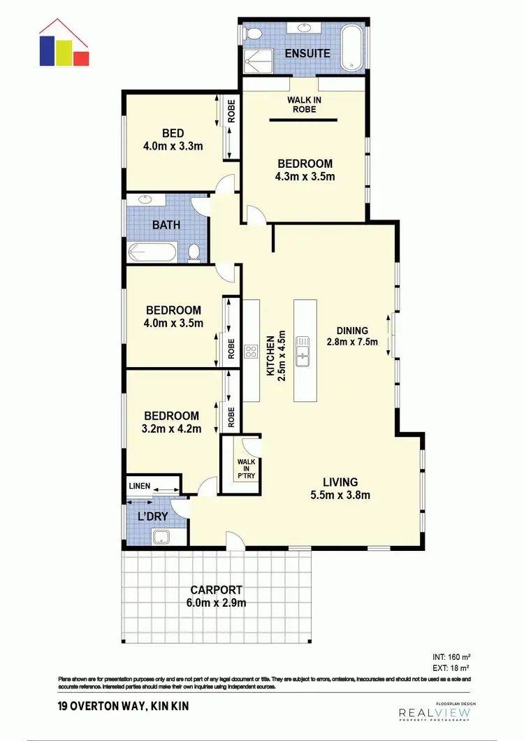 Floorplan of Homely house listing, 19 Overton Way, Kin Kin QLD 4571