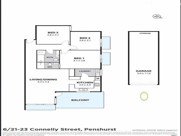 Floorplan of Homely apartment listing, 6/21 Connelly Street, Penshurst NSW 2222