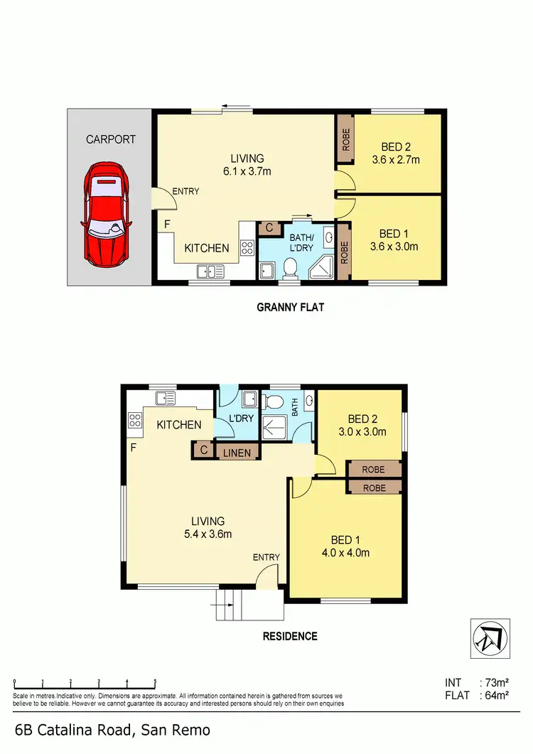 Floorplan of Homely house listing, 68 Catalina Road, San Remo NSW 2262